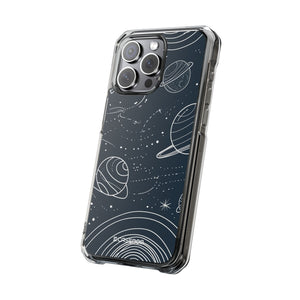 Cosmic Wanderer – Handyhülle für iPhone (Clear Impact – Magnetisch)