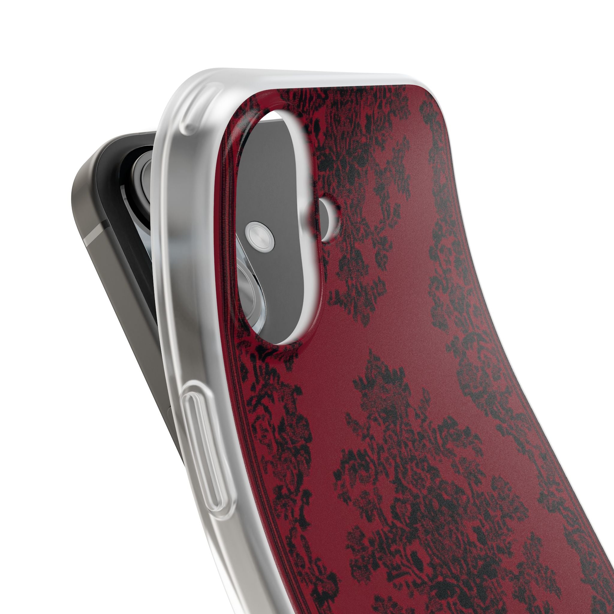 Gothic Crimson Elegance iPhone 16 - Flexi Phone Case