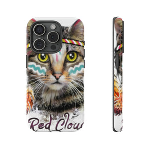 Red Cloud Cat - Protective Phone Case