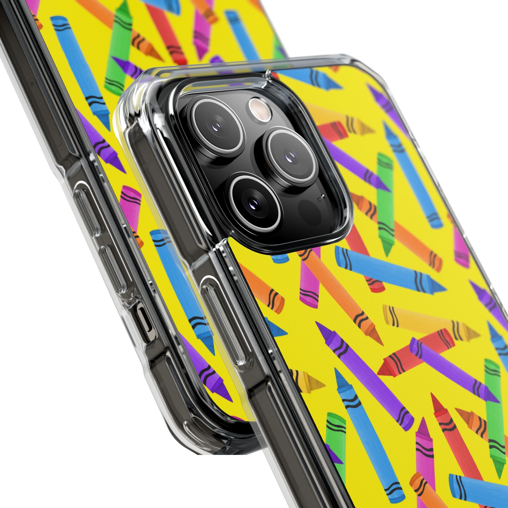 Crayons Scatter Playfully iPhone Case - Impact