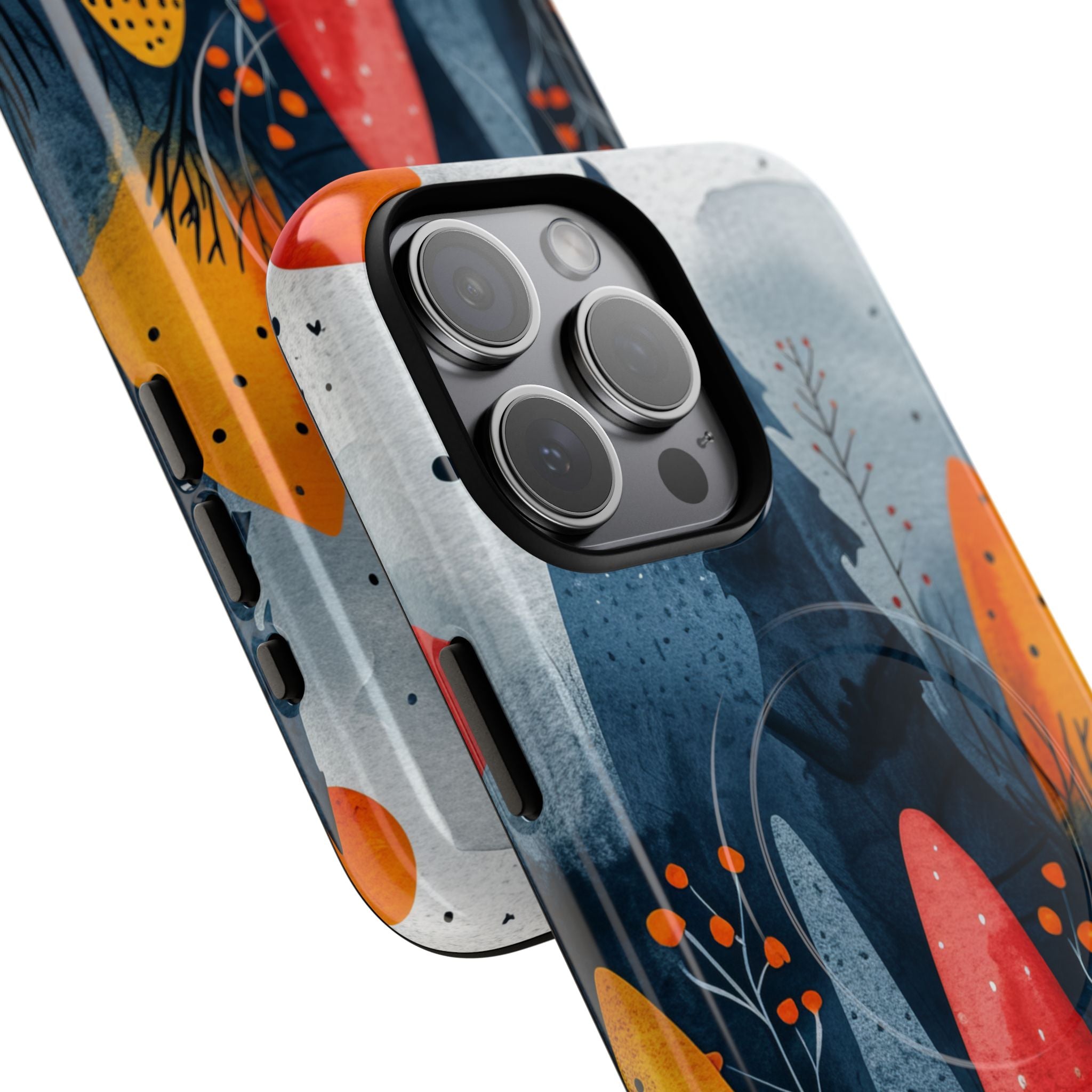 Whimsical Nature - Tough + MagSafe® iPhone 15 Phone Case