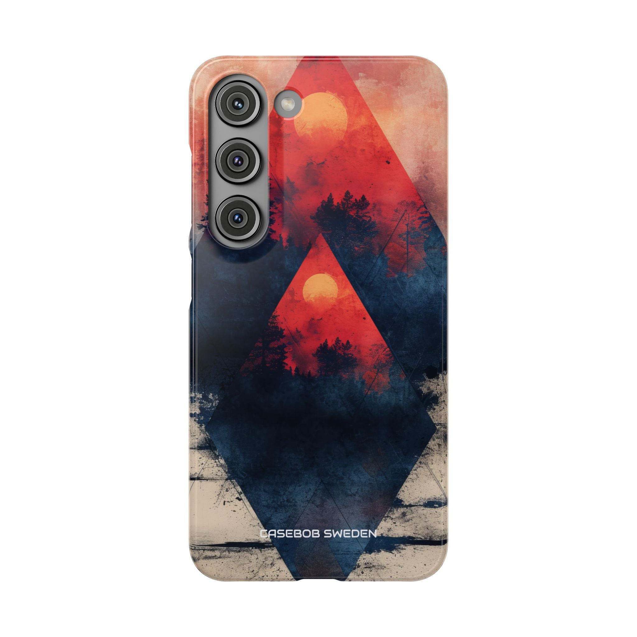 Red Sky Serenity - Slim Samsung S23 Phone Case