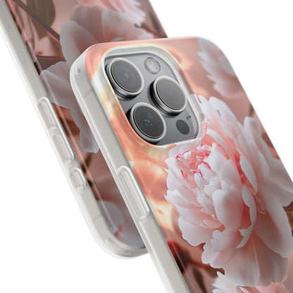 Peony Moonlight iPhone 15 Pro Max Case - Soft