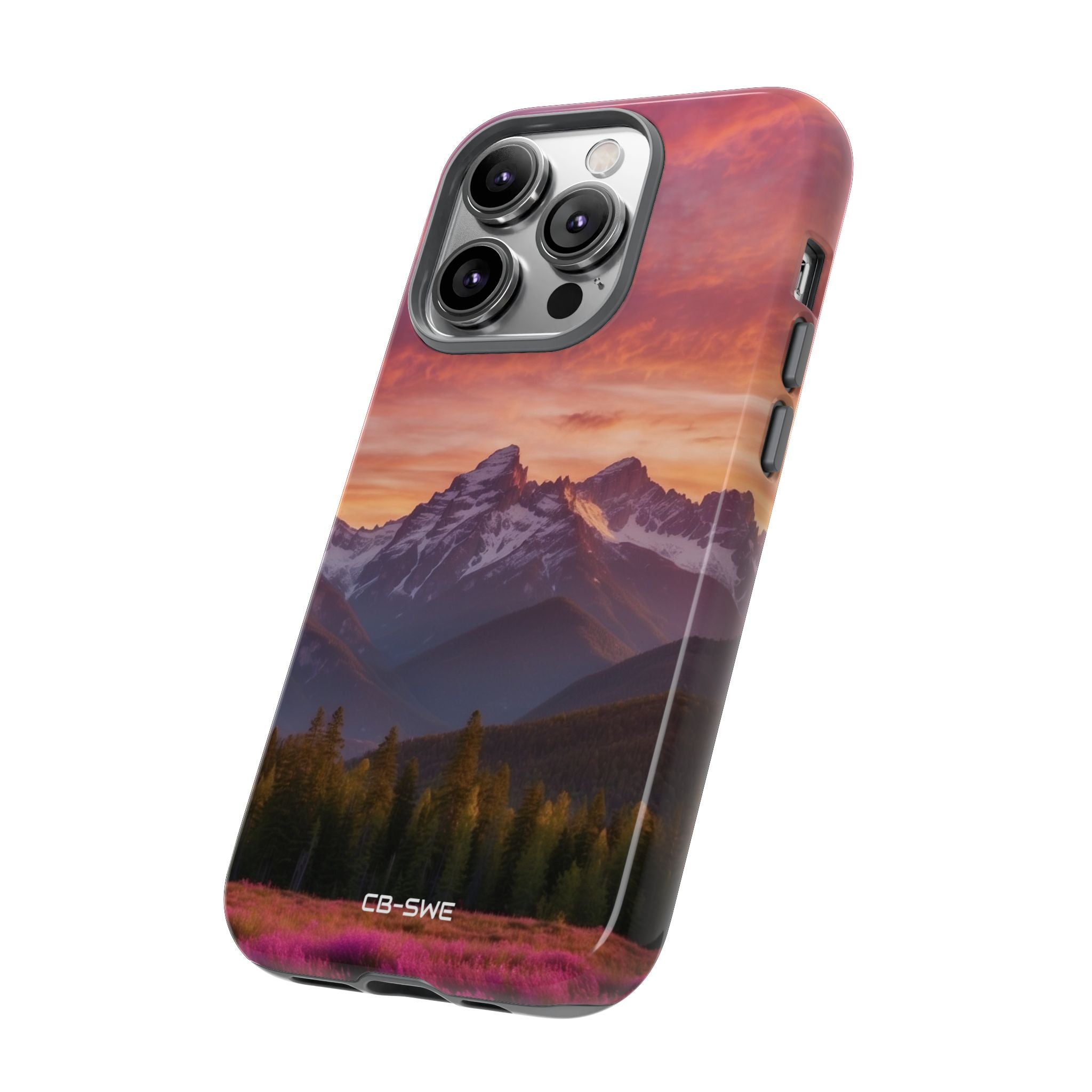 Mountain Peaks Glow - iPhone Case