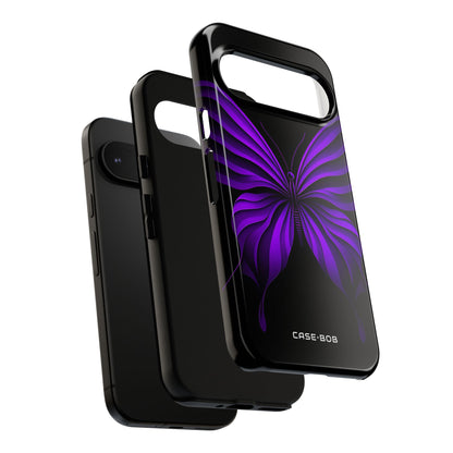 Violet Monarch Google Pixel 9 Case - Tough
