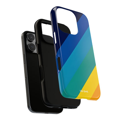 Diagonal Color Spectrum - iPhone Case