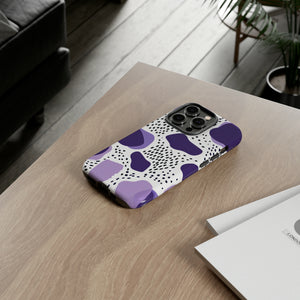 Purple Dots Elegance Case - Schutzhülle fürs Handy