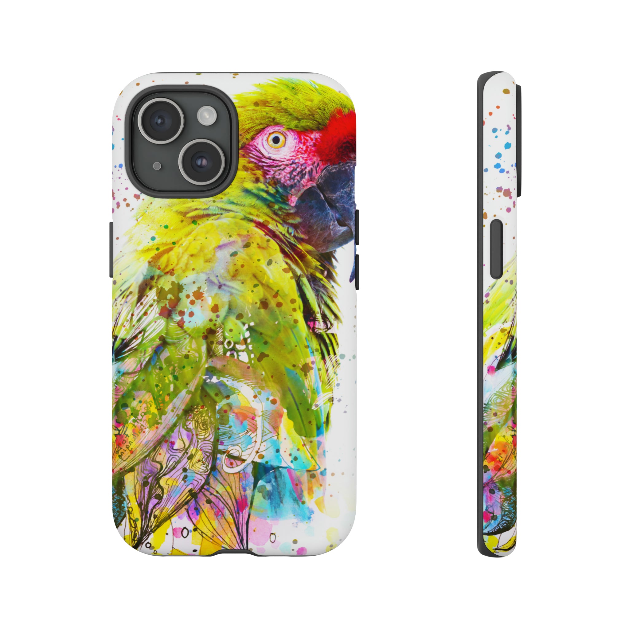 Colorful Parrot - Protective Phone Case