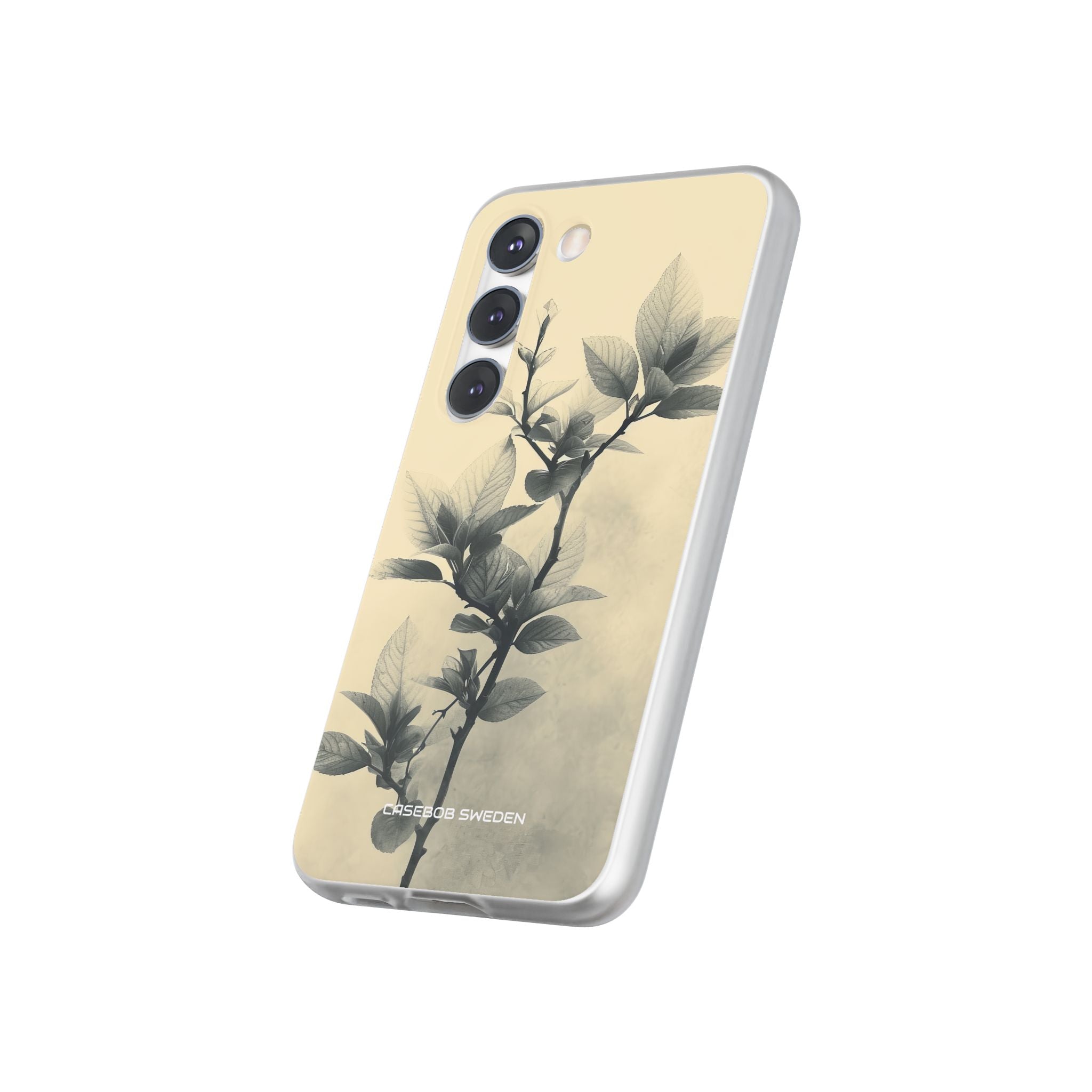 Beige Branch Art - Flexi Samsung S23 Phone Case