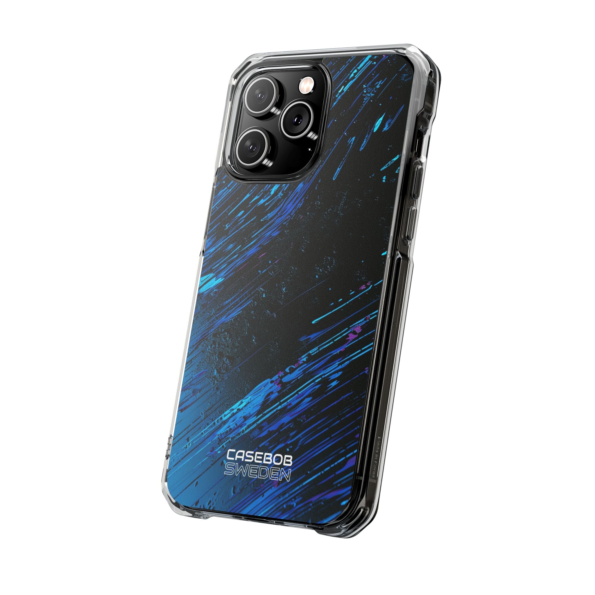 Middernachtblauwe Stromen iPhone 14 - Impact Clear+