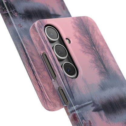 Pink Serenity Case - Slim Samsung S24 Phone Case