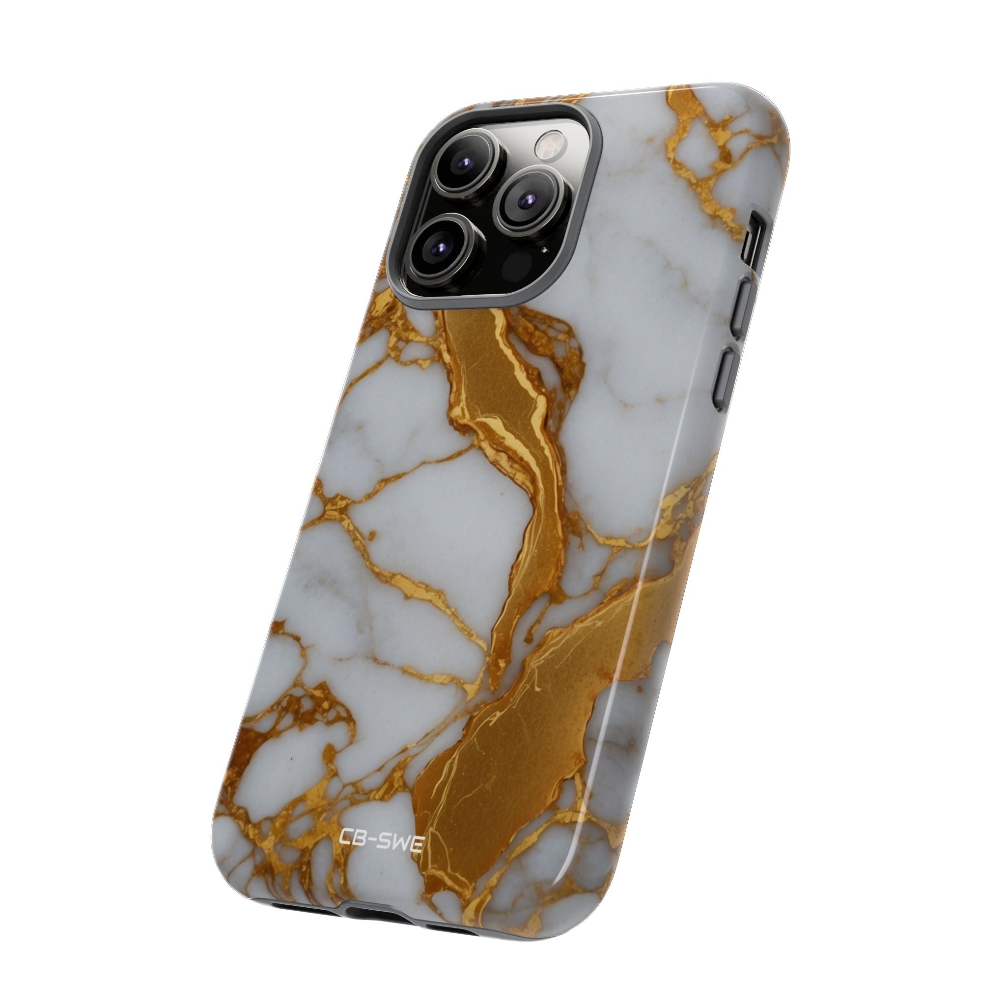 Golden Veins Flow - iPhone Case