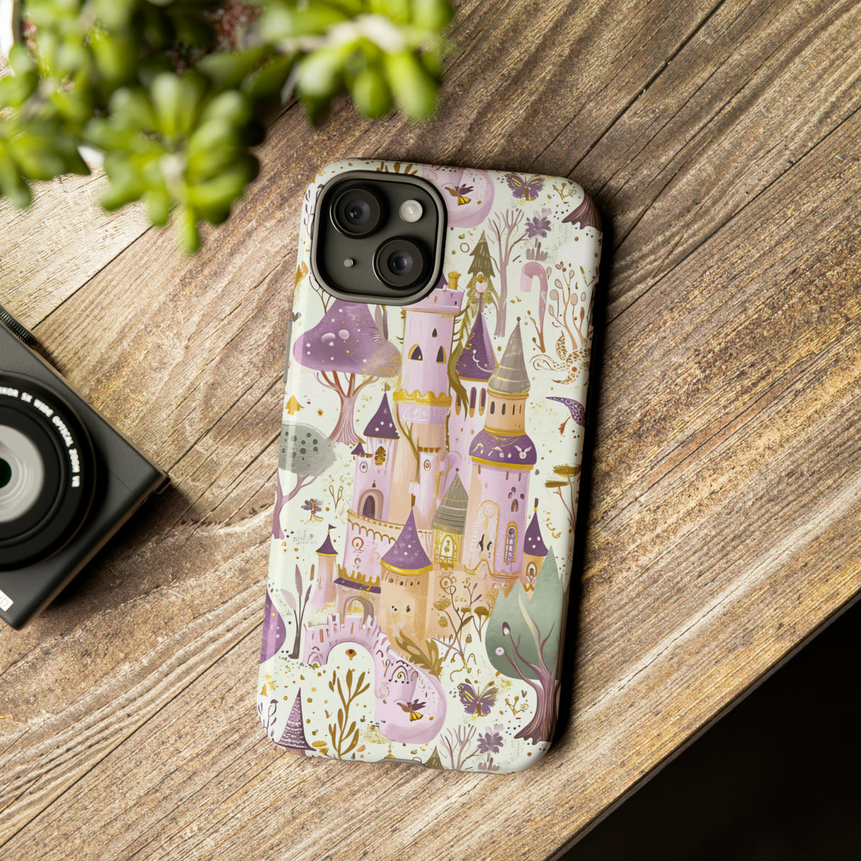 Fairytale Castles Pastel Dream - Protective Phone Case