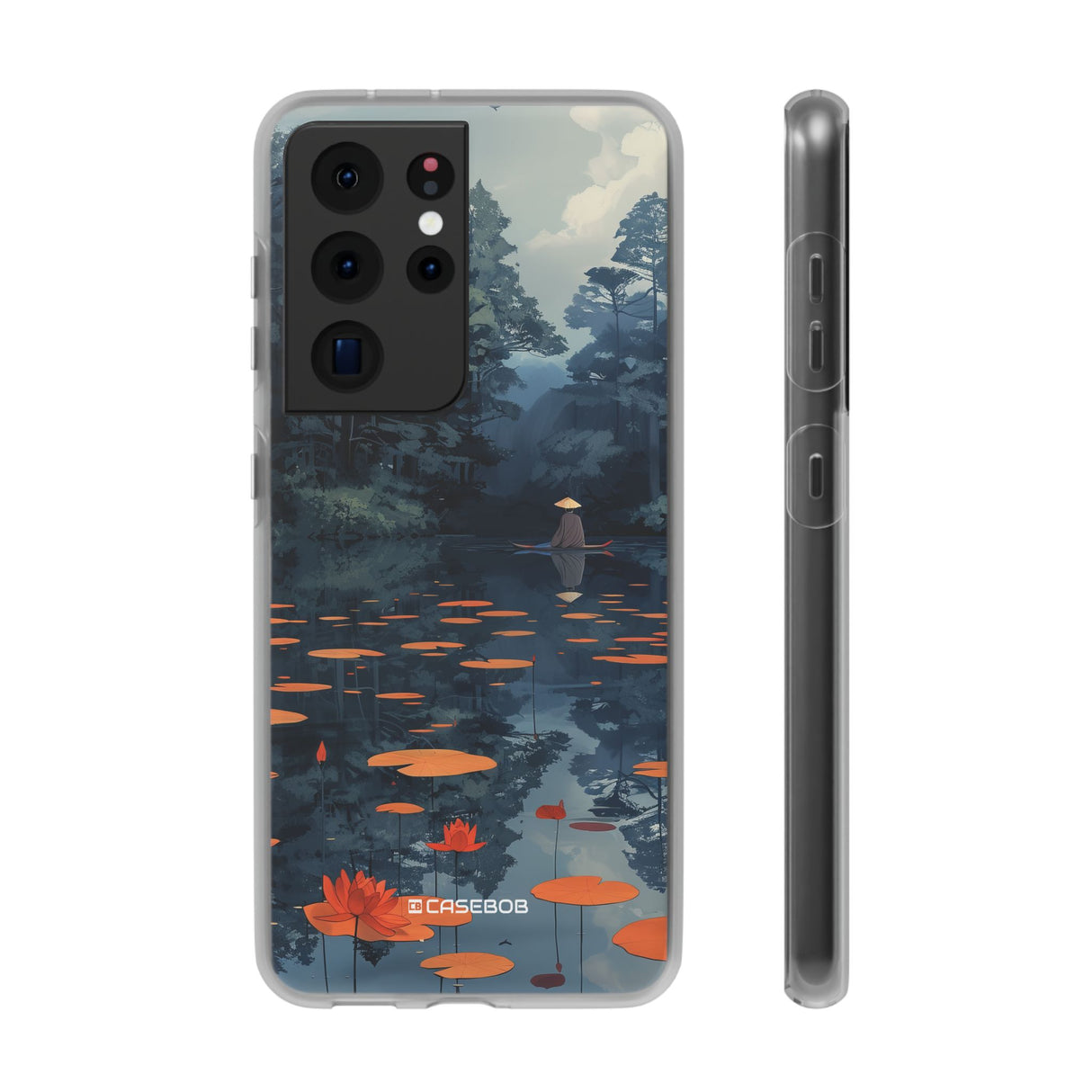 Tranquil Lotus Serenity | Flexible Phone Case for Samsung Galaxy