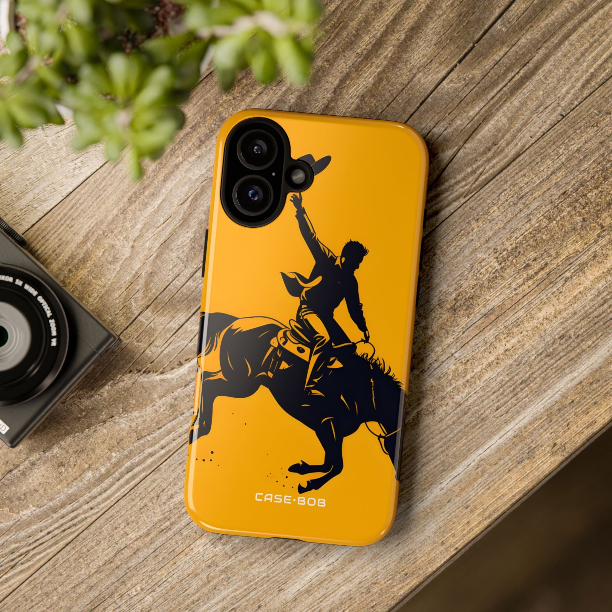 Buckin Cowboy Glow iPhone 16 Plus Case - Tough