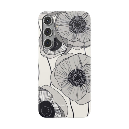 Modern Minimalist Flowers Samsung S24 - Slim Phone Case