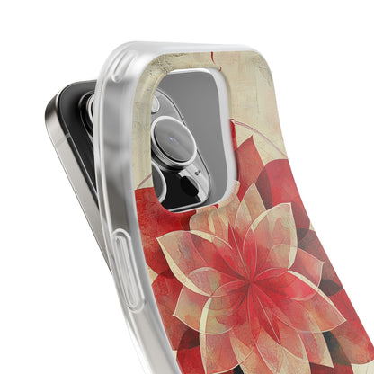 Crimson Bloom iPhone 16 Pro Case - Soft