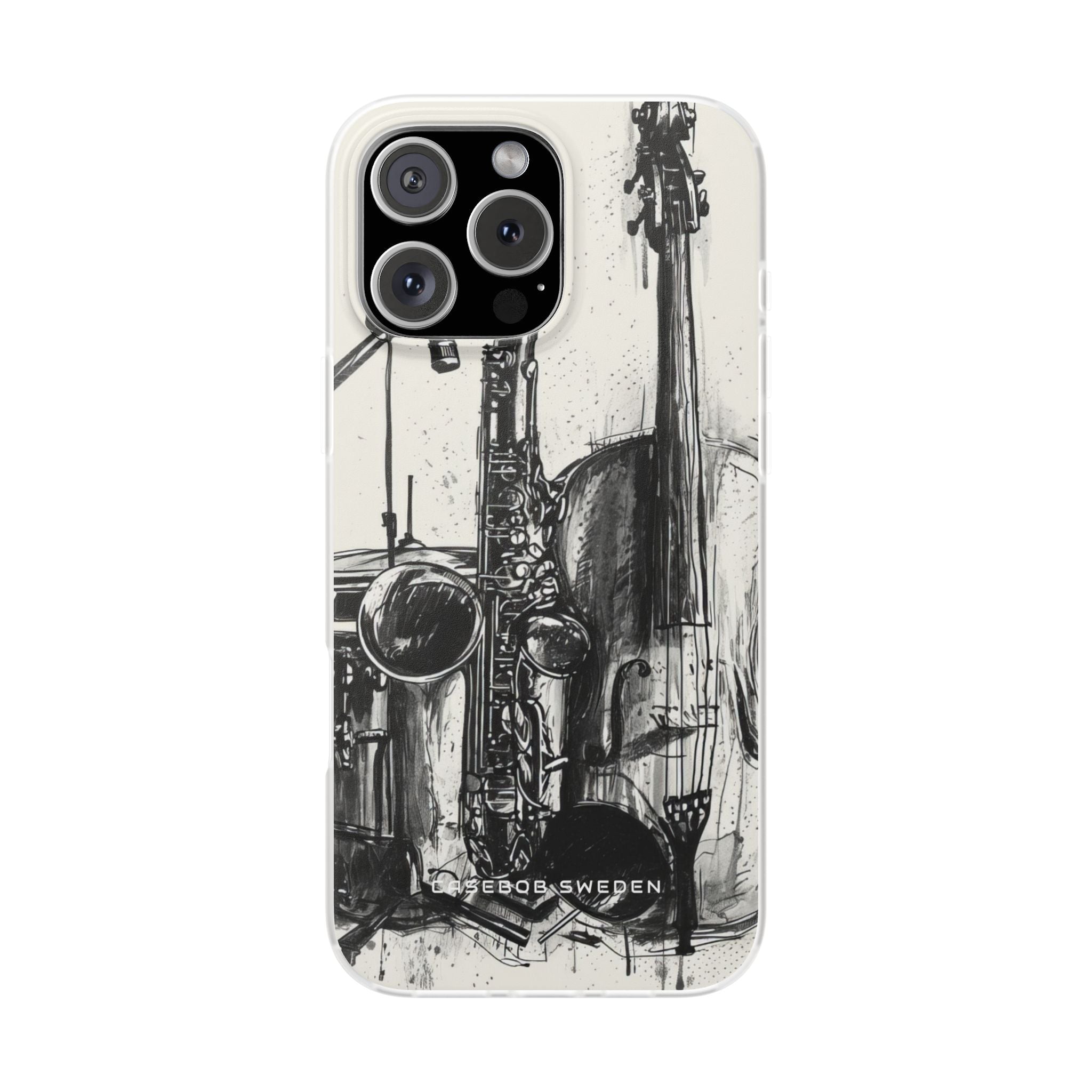 Jazz Instrument Line Symphony iPhone 16 - Flexi Phone Case