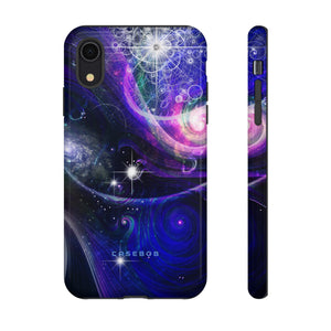 Space Background iPhone case (Protective) - Protective Phone Case