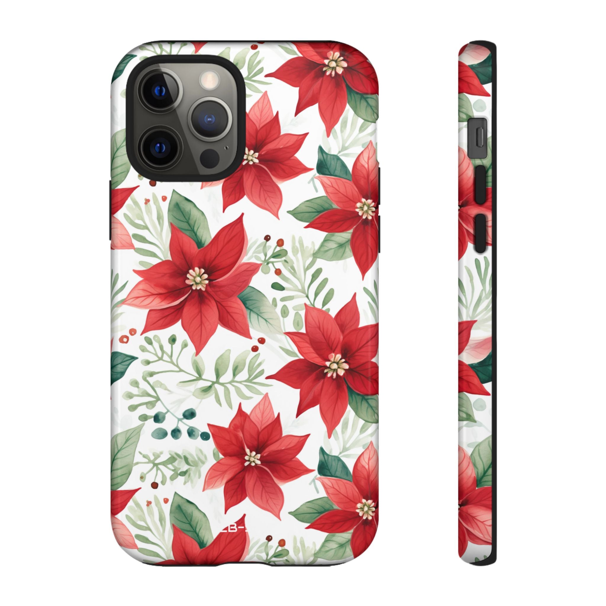 Poinsettias Bloom Bright - iPhone Case