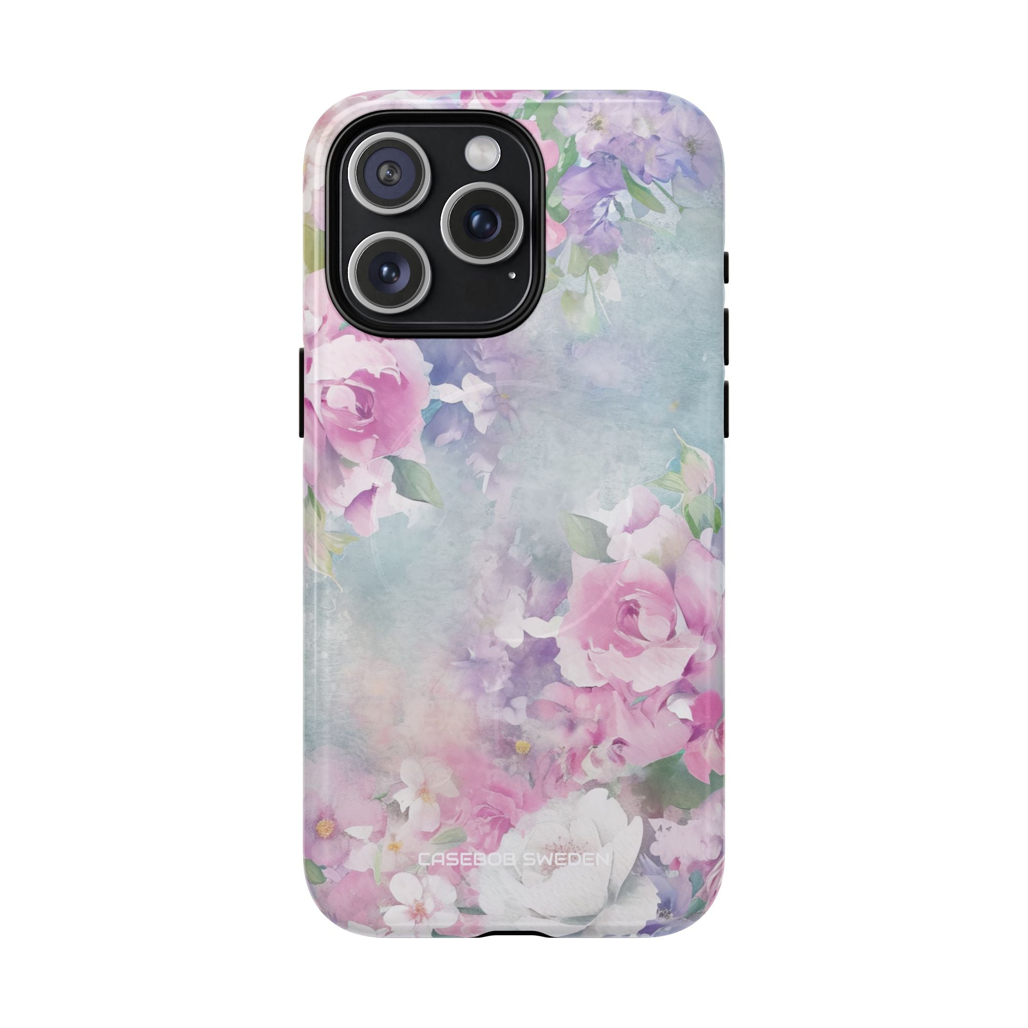 Dreamy Floral Watercolor - Tough + MagSafe® iPhone 15 Phone Case