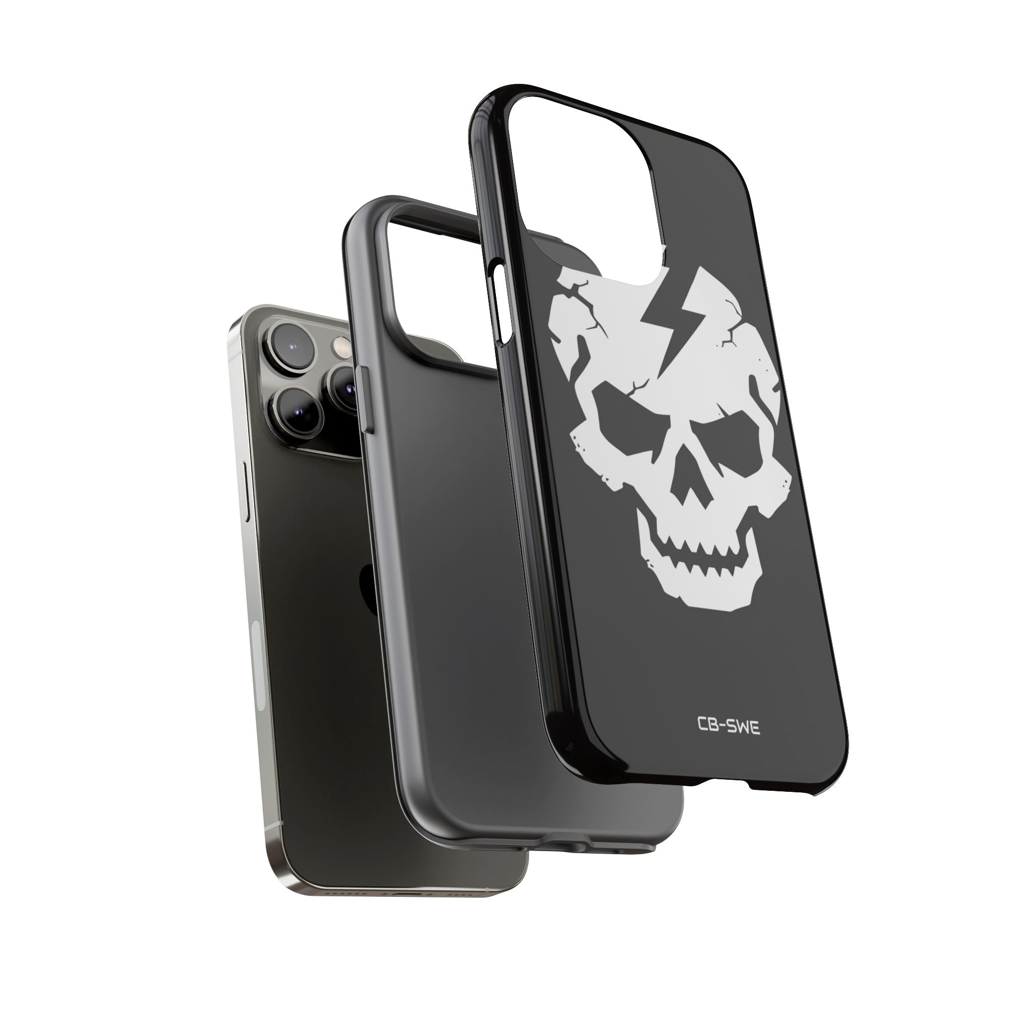 Cracked Skull Drama - iPhone Case