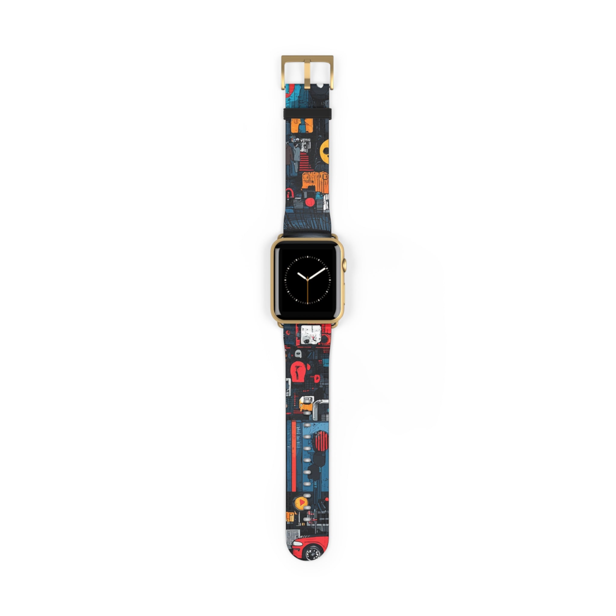 Blue Gaze Mosaic - Watch Band