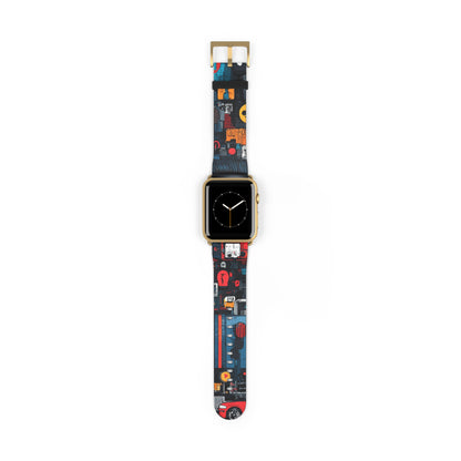 Blue Gaze Mosaic - Watch Band