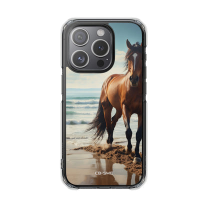 Horse Gallops Shoreline iPhone Case - Impact