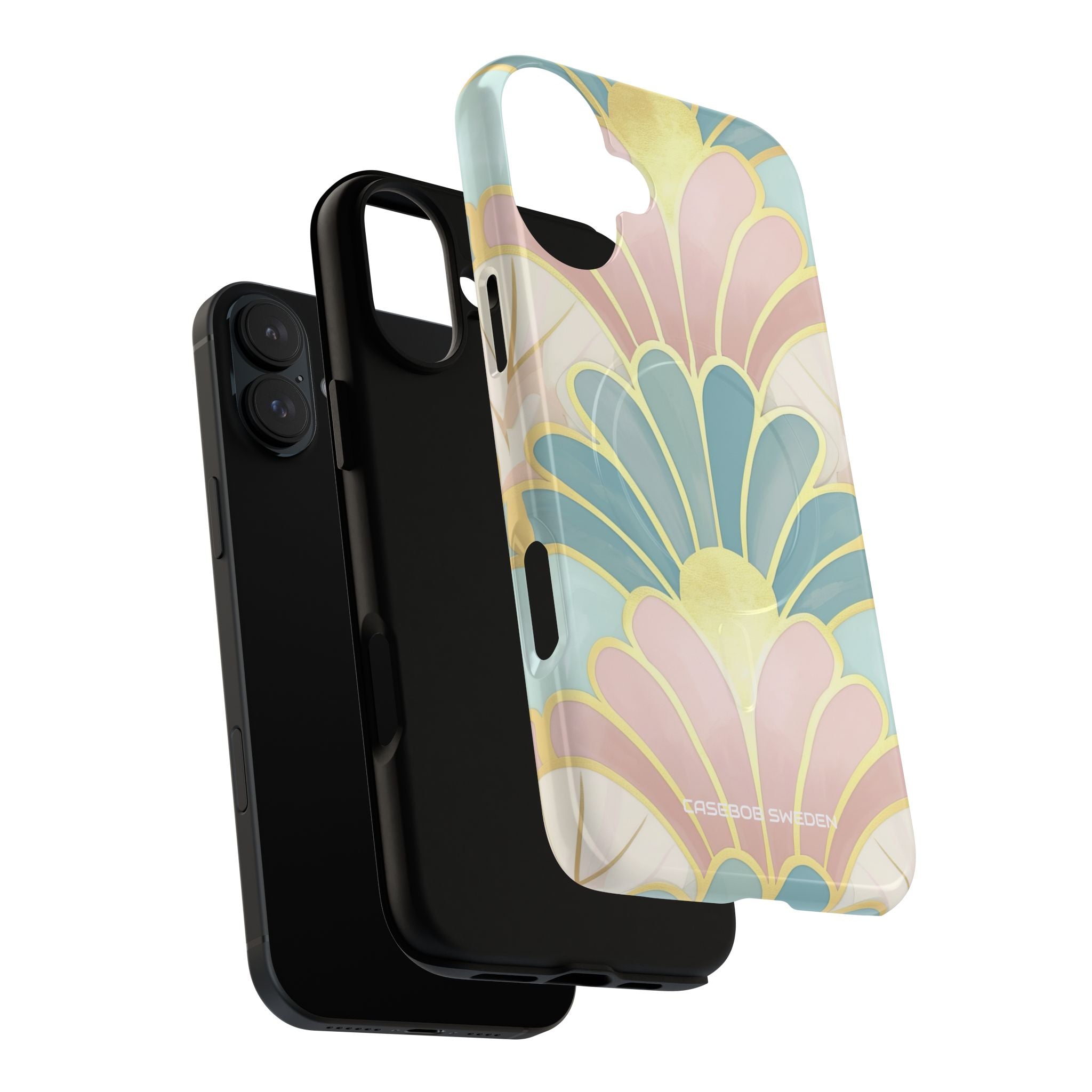 Pastel Deco Elegance - Tough + MagSafe® iPhone 16 Phone Case