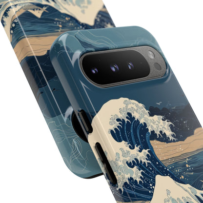 Cresting Blue Wave Google Pixel 9 Pro XL Case - Tough