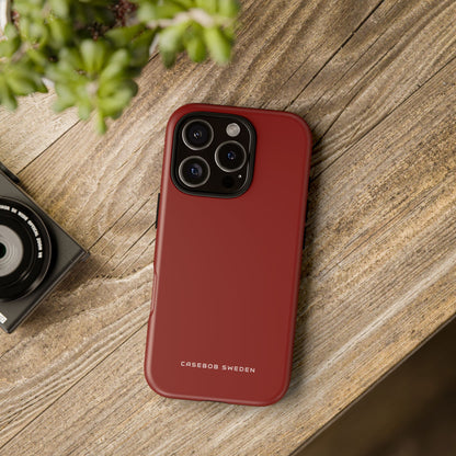 Dark Red iPhone 16 - Tough Phone Case