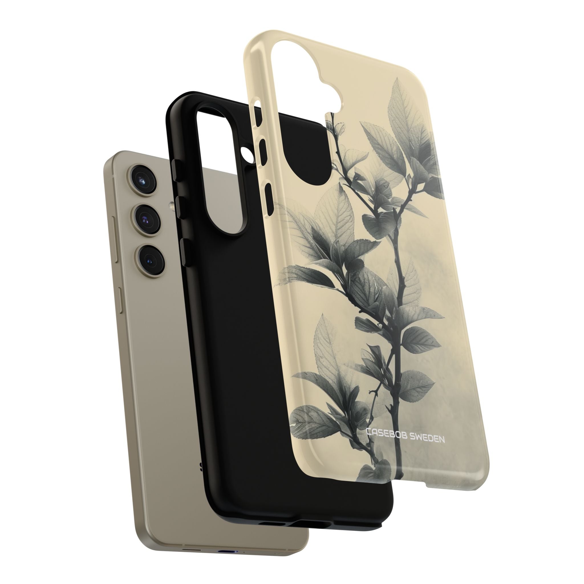 Beige Branch Art - Tough Samsung S24 Phone Case