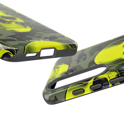 Neon Skull Camo Samsung S25 Plus Case - Tough