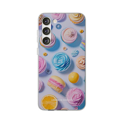 Pastel Whimsy Desserts - Flexi Samsung S23 Phone Case