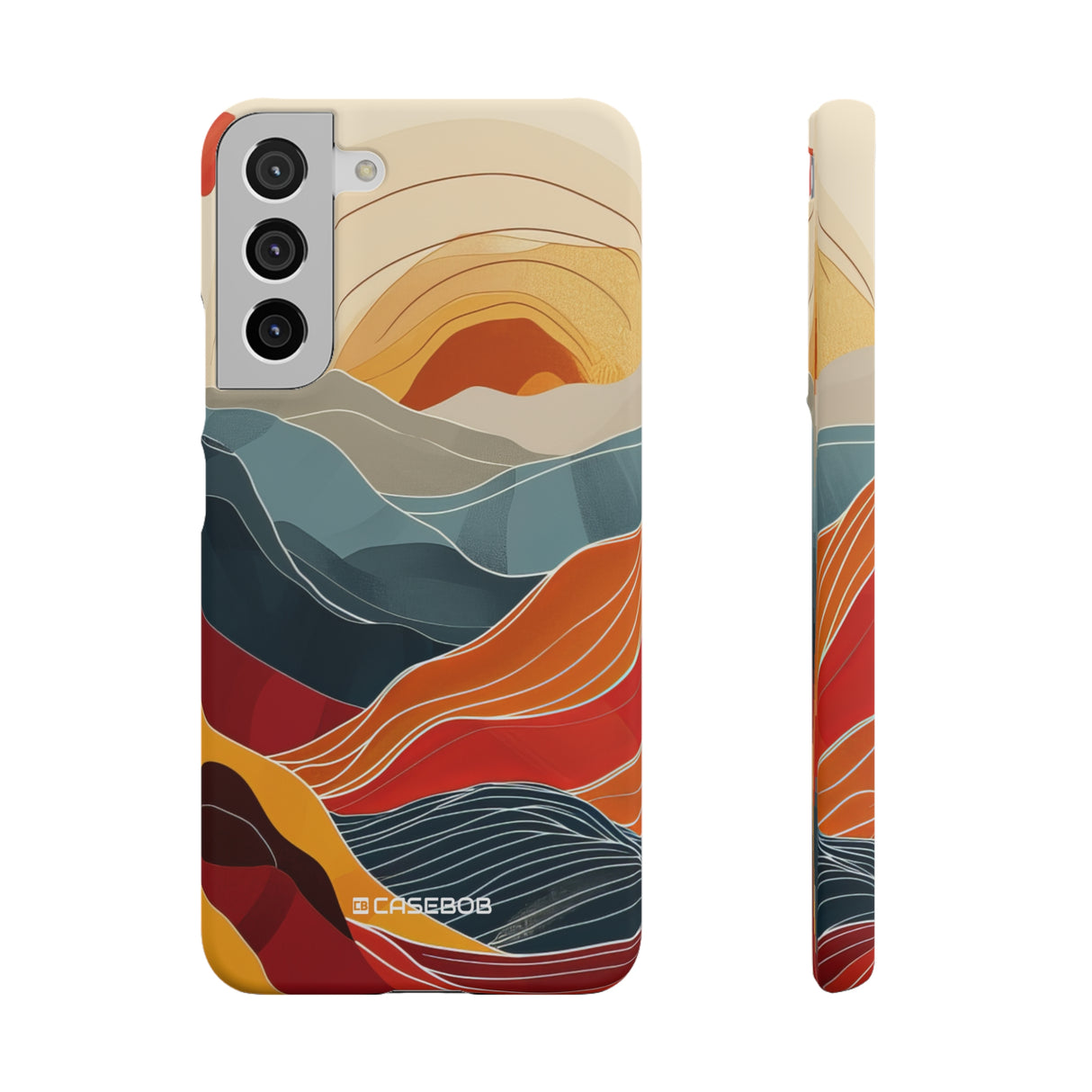 Sunset Waves | Slim Phone Case for Samsung