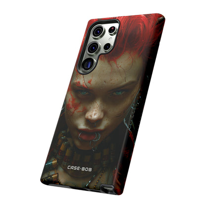Red Spike Gaze Samsung S23 Ultra Case - Tough
