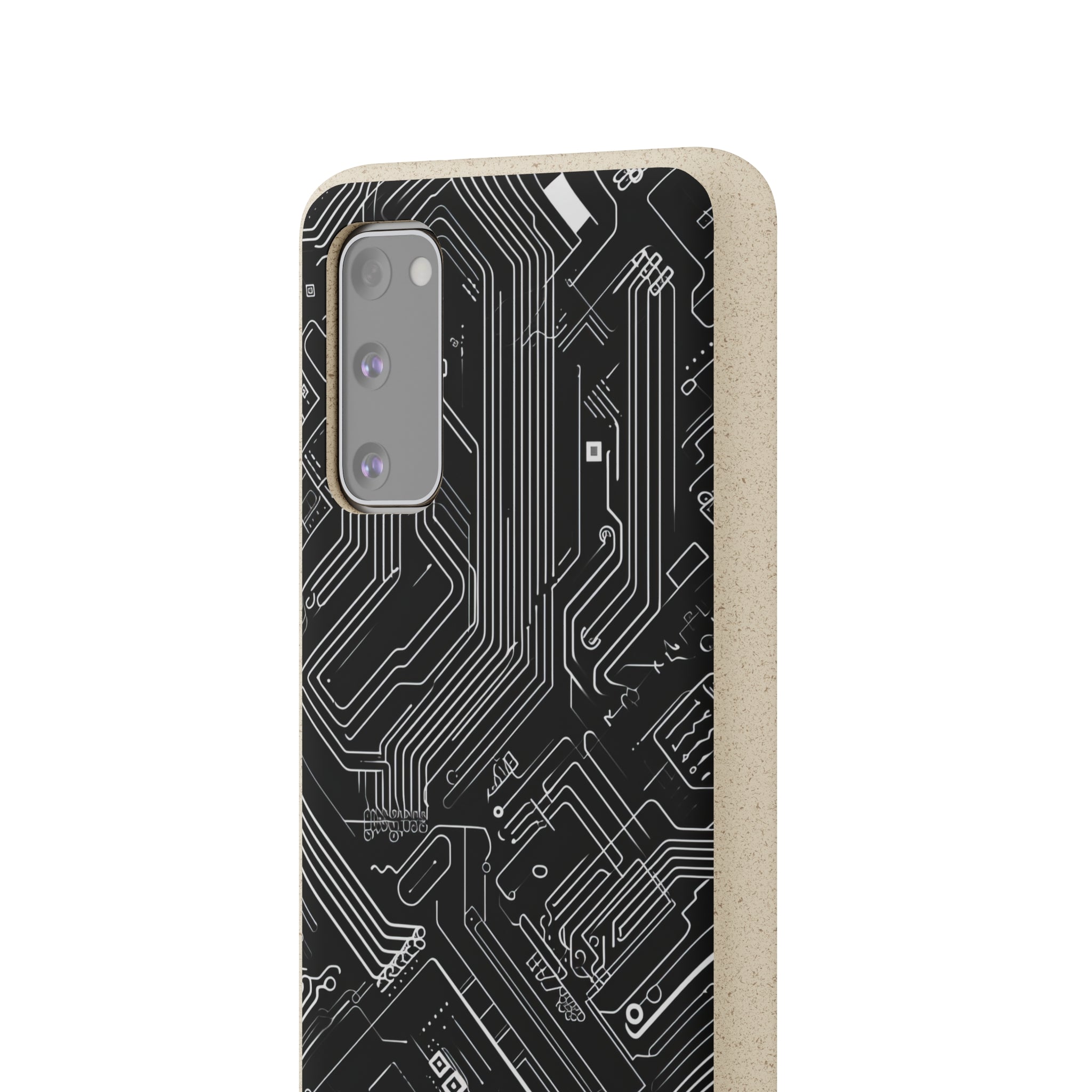 Cyber Circuitry Art | Biodegradable Phone Case