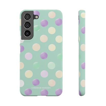 Pastel Polka Dots - Slim Samsung S22 Phone Case