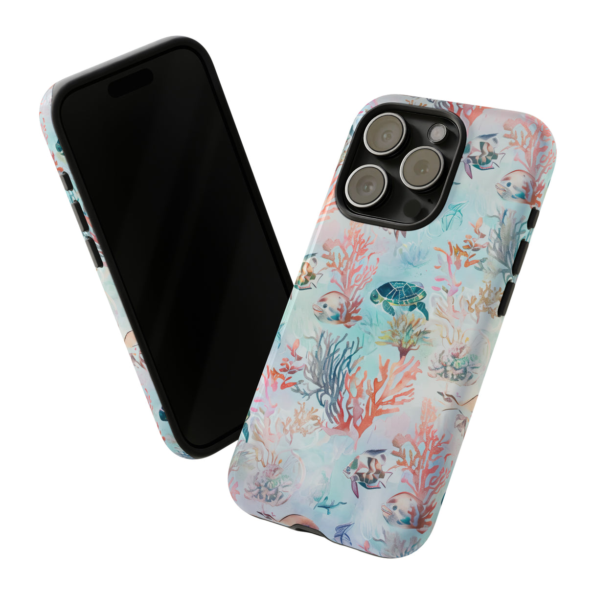 Pastel Underwater Serenade - Protective Phone Case