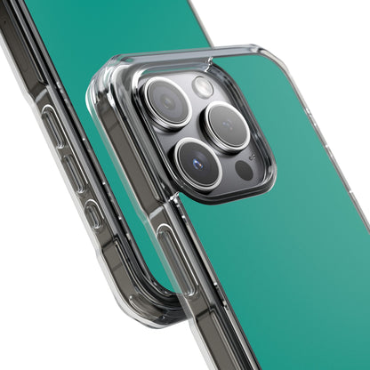 Persian Green - Clear Impact Case for iPhone