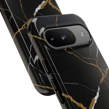 Golden Veins Emerge - Google Pixel Case