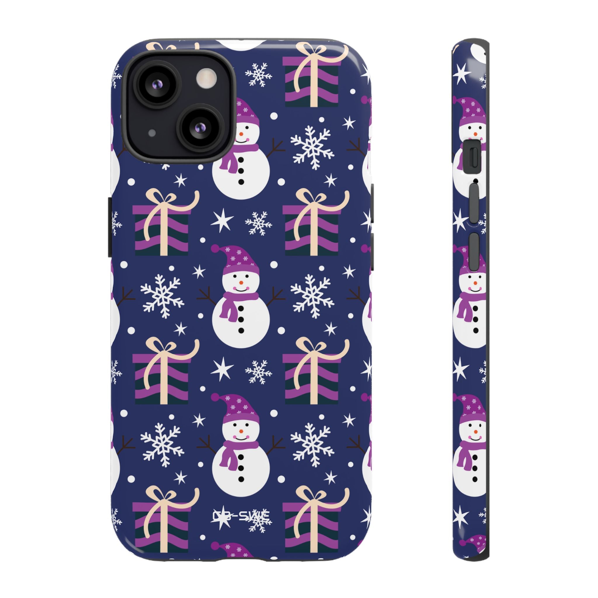 Snowmen Gift Giving - iPhone Case