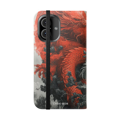 Twin Dragons Dance - iPhone 16  Case - Wallet