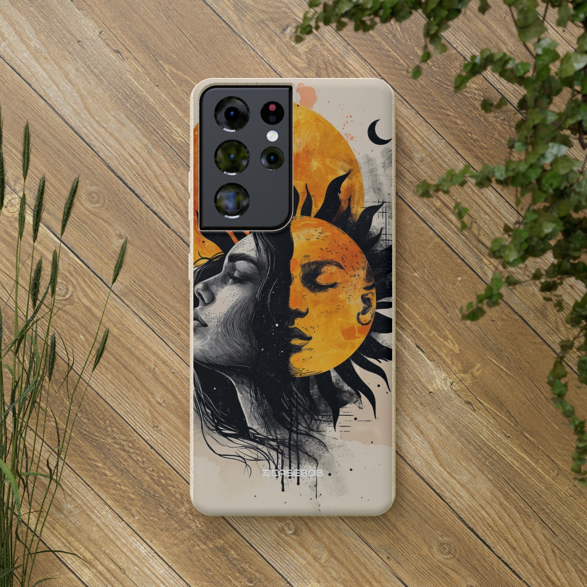 Sunlit Duality | Biodegradable Phone Case