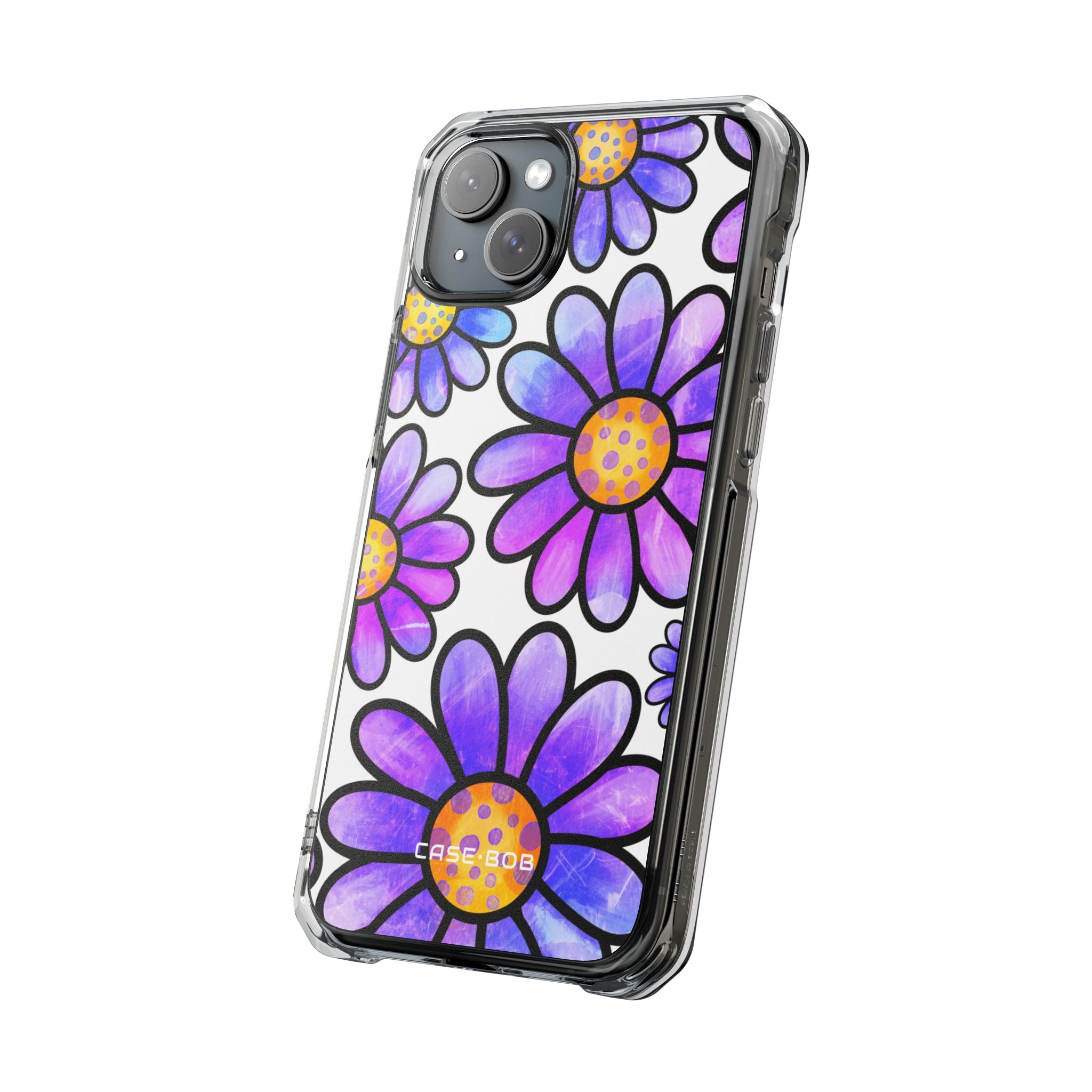 Polka Dot Blooms iPhone 15 Plus Case - Impact