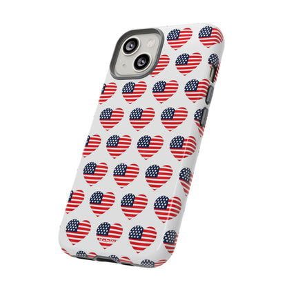 Hearts Embrace Freedom - iPhone Case