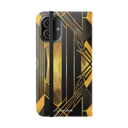 Golden Xcape - iPhone 16 Plus Case - Wallet