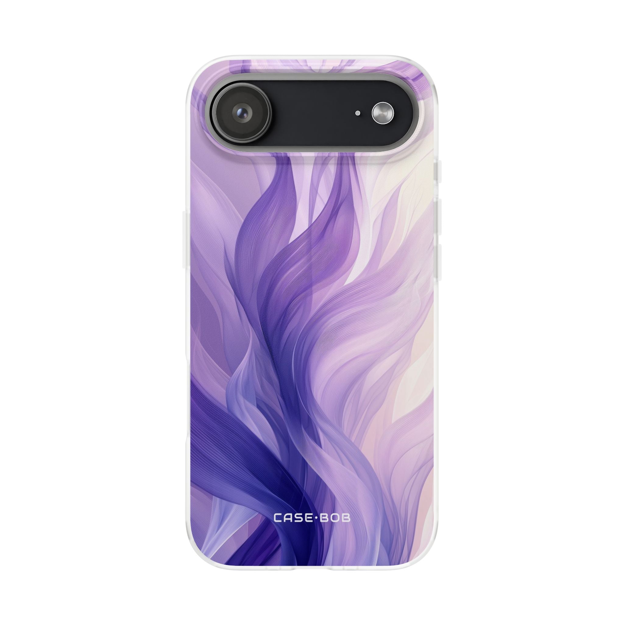 Purple Ribbon Waves iPhone 17 Air Case - Soft