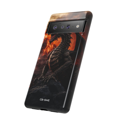 Fiery Dragon Soars - Google Pixel Case